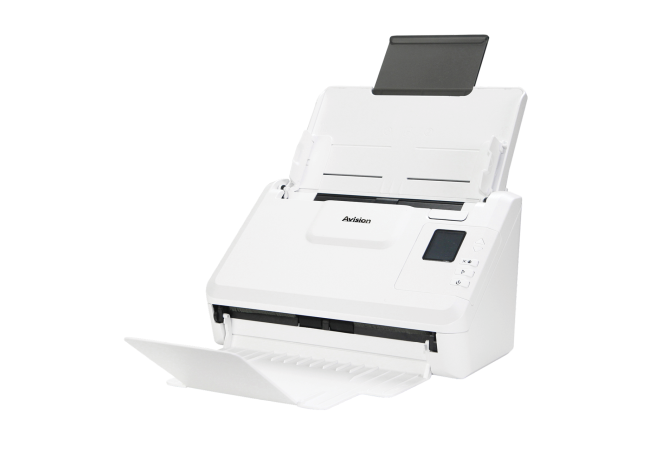 Avision AD340GWN front open